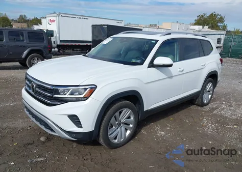 2021 Volkswagen Atlas 3.6L V6 Sel из США, поврежденный, VIN 1V2BR2CA0MC553913